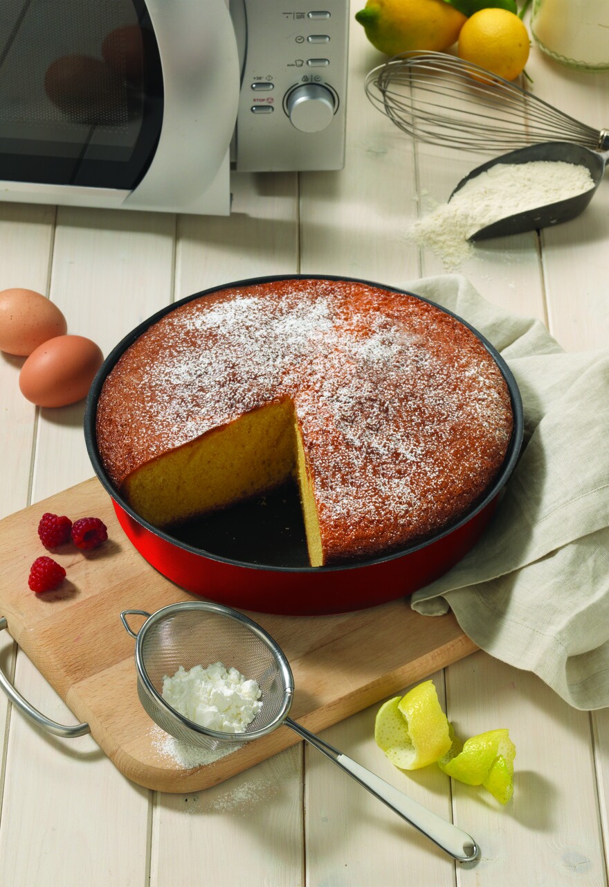 Tava rotunda pentru copt in cuptorul cu microunde, Snips, 26 cm Ø, aluminiu - imagine 5